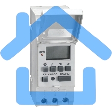 Таймер ТЭ15 цифровой 16А 230В на DIN-рейку ИЭК