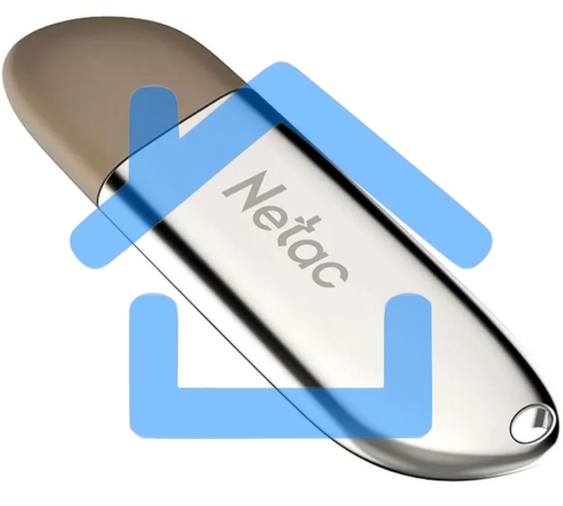 Флешка USB R/W Drive Netac U352 USB3.0 64Gb, retail version