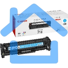 Картридж лазерный Canon Cartridge 718C (2661B002) голубой (2900 стр.) для Canon LBP7200/MF8330/8350