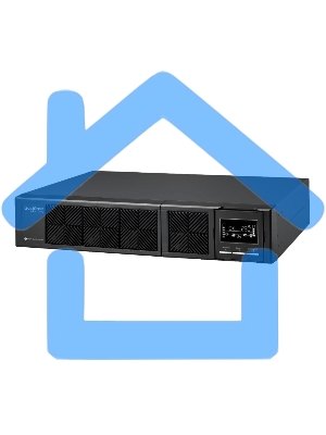 Источник бесперебойного питания Systeme Electriс Smart-Save Online SRV, 1000VA/900W, On-Line, Rack 2U(Tower convertible), LCD, Out: 6xC13, SNMP Intelligent Slot, USB, RS-232