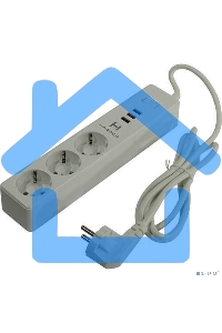 Удлинитель с USB зарядкой Harper UCH-315 белый