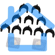 Комплект бушингов CET CET2490R для HP LJ Enterprise 600 M601/M602/M630 резинового вала (упак.:2шт)