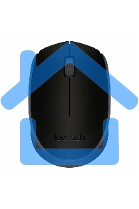 Мышь беспроводная Logitech M171 черный/серый, 1000 dpi, радиоканал, USB, кнопки - 3