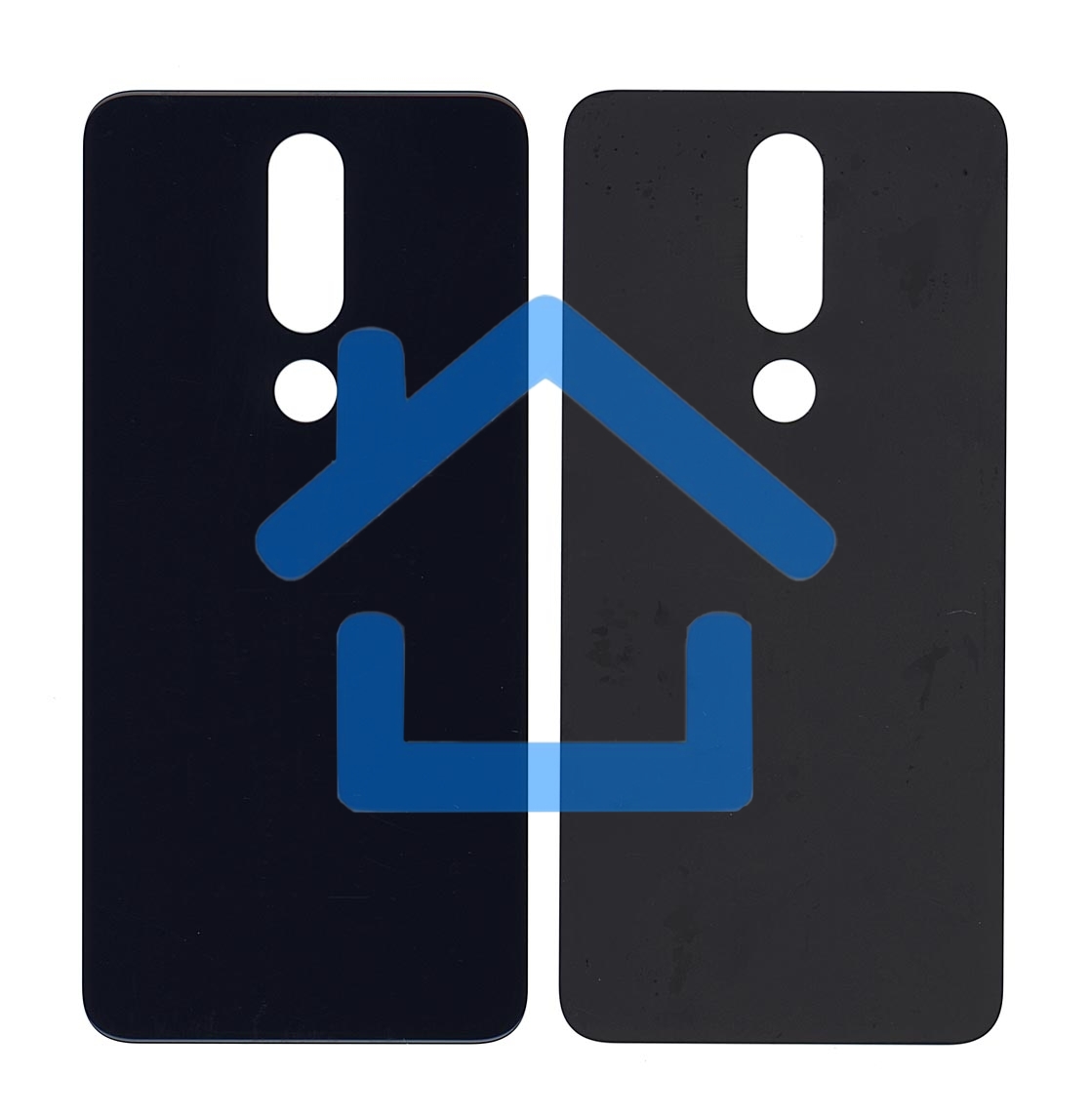 Задняя крышка для Nokia X5 голубая