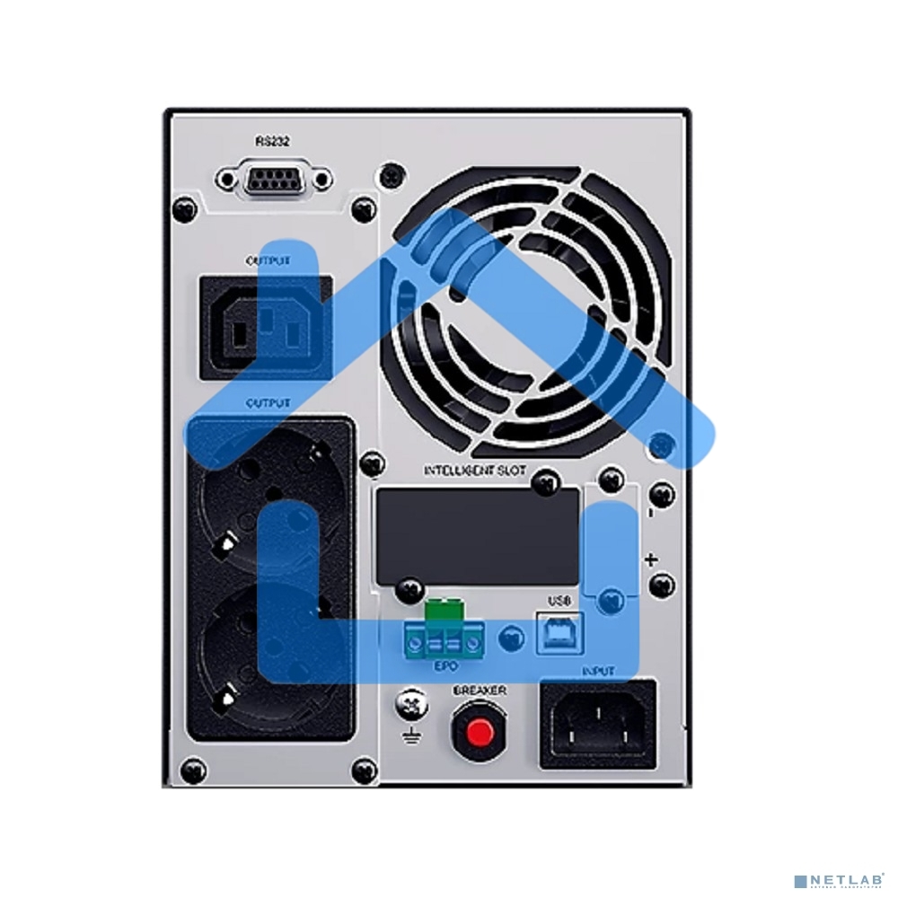 Источник бесперебойного питания Сайбер Электро ИБП ЭКСПЕРТ-II-1000 Онлайн, Напольное исполнение 1000ВА/900Вт USB/RS-232/SNMPslot (2 EURO + 1 IEC С13) (12В /7Ач. х 2)