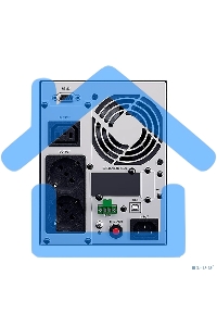 Источник бесперебойного питания Сайбер Электро ИБП ЭКСПЕРТ-II-1000 Онлайн, Напольное исполнение 1000ВА/900Вт USB/RS-232/SNMPslot (2 EURO + 1 IEC С13) (12В /7Ач. х 2)