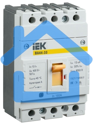 Выключатель автоматический 3п 160А 15кА ВА44 33 ИЭК SVA4410-3-0160