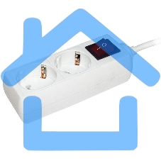 Удлинитель 2х5м с заземл. 16А IP20 У02К с выкл. 2P+PE ИЭК WYP10-16-02-05-ZK-N