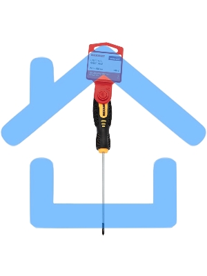 Отвертка крестовая PH 0х100 мм, двухкомпонентная рукоятка Rexant