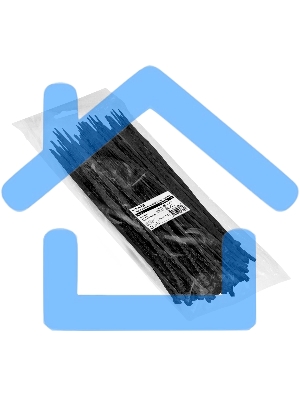 Стяжка (хомут) нейлоновая ExeGate EX293138RUS CV66-450x7.5B (нейлон 6.6, 450x7.5мм, неоткрывающаяся, halogen free, -40°C - +85°C, черная, 100 шт)