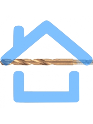 Сверло Matrix по металлу, 10 мм, HSS, нитридтитановое покрытие, 6-гранный хвостовик