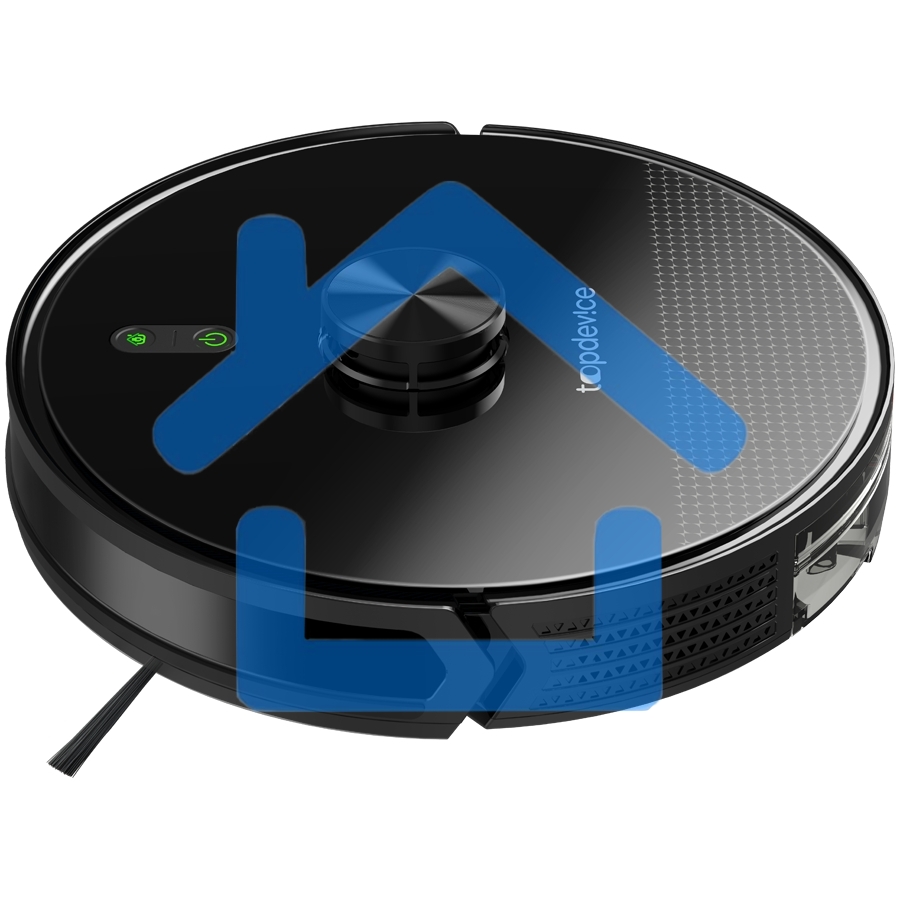 Робот-пылесос TopDevice TDSRC003_BK черный, 40 Вт, 2600 мА·ч Li-Ion, уборка влажная/сухая, пылесборник контейнер 0.4 л