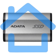 Внешний SSD ADATA SD810, 500 GB, USB 3.2 Gen 2x2 Type-C, R/W 2000/2000, серебристый