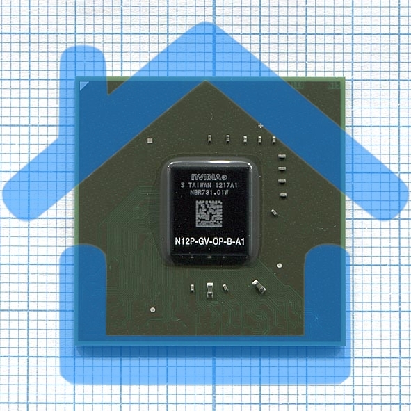 Видеочип GeForce GT540M, N12P-GV-OP-B-A1 (new)