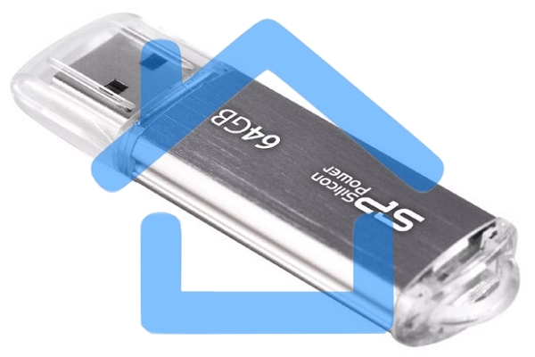 Флешка USB Silicon Power USB 64 Gb Ultima II SP064 GbUF2M01V1S USB 2.0, Silver
