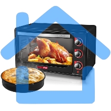 Мини-печь Centek CT-1538-50 BLACK