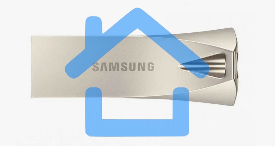 Флешка USB R/W 64Gb USB Drive <USB 3.1> Samsung BAR Plus (up to 300Mb/s) (MUF-64BE3/APC) серебристый