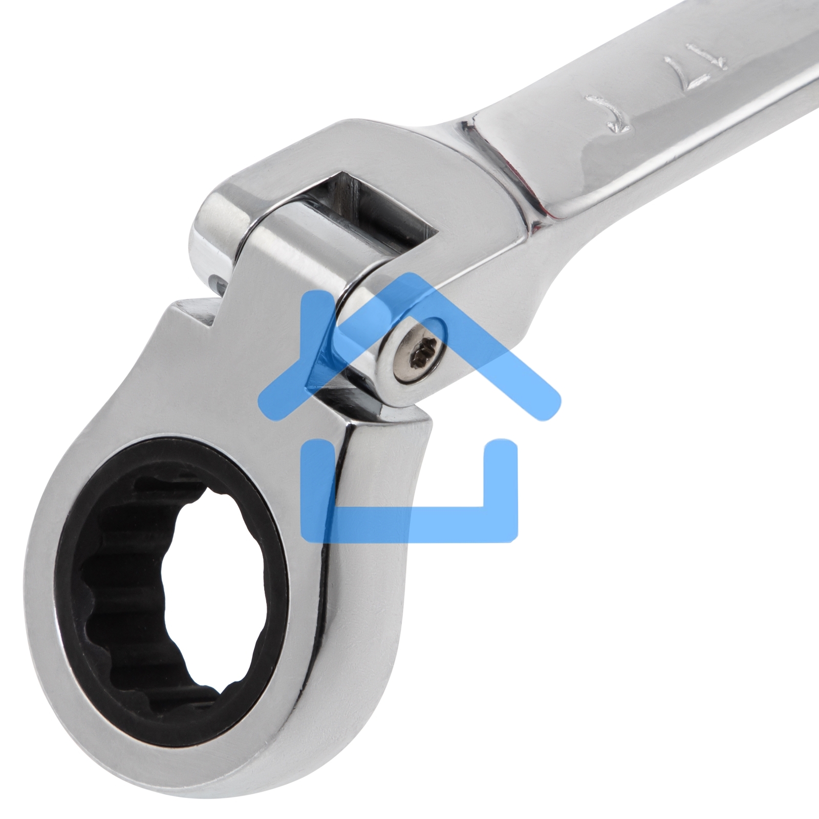 Набор ключей Matrix комбинированных, трещоточных шарнирных 8шт