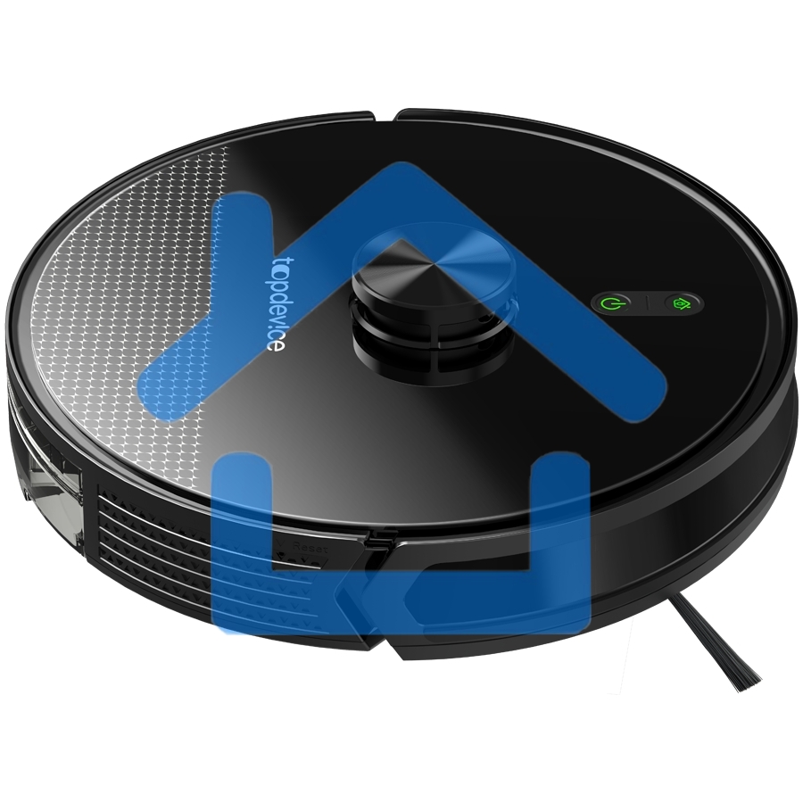 Робот-пылесос TopDevice TDSRC003_BK черный, 40 Вт, 2600 мА·ч Li-Ion, уборка влажная/сухая, пылесборник контейнер 0.4 л