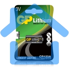 Батарея GP Lithium CR123A (1шт)
