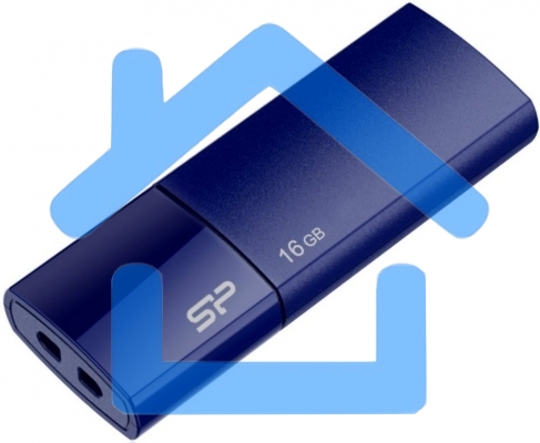Флешка USB R/W 16Gb, Silicon Power Ultima U05, USB 2.0, синий