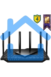 Роутер TP-Link Archer AX73 AX5400 Dual Band Wireless Gigabit Router, 1.5 GHz Tri-Core CPU, 1 GE WAN + 4 GE LAN ports, 1× USB 3.0 Port, support 1024-QAM, OFDMA, MU-MIMO, Airtime Fairness, Beamforming, 160MHz Channel Width, come with HomeShieldTM, support R
