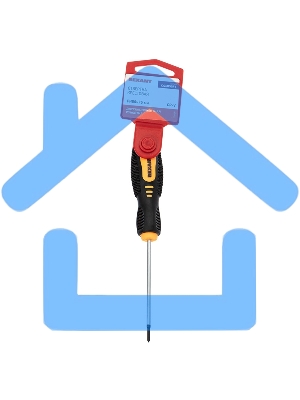 Отвертка крестовая PH 00х75 мм, двухкомпонентная рукоятка Rexant