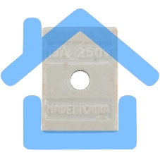 Клемма керамическая винтовая 10 мм² 2 пары контактов с крепежным отверстием (100 шт./уп.) Rexant