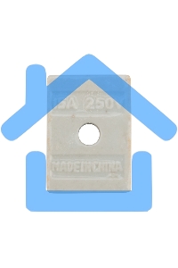 Клемма керамическая винтовая 10 мм² 2 пары контактов с крепежным отверстием (100 шт./уп.) Rexant