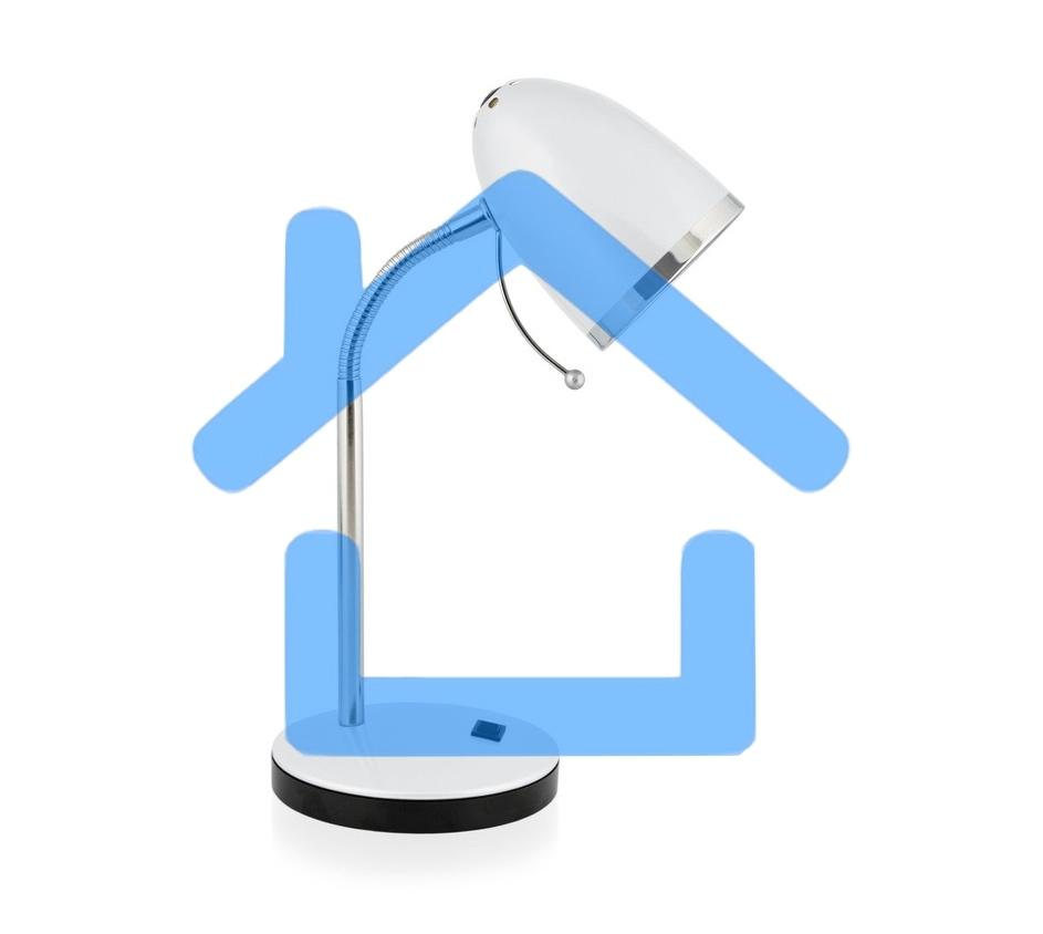 Светильник CAMELION KD-308 C01 kd-308 c01 белый настольный 230v 40w e27