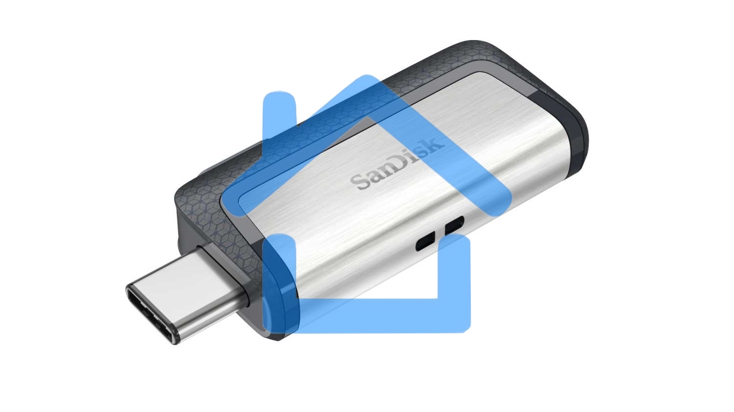 Флешка USB R/W Sandisk 32Gb Ultra Dual SDDDC2-032G-G46 USB3.0 серый/узор
