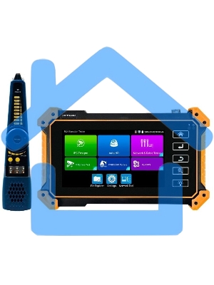 Универсальный монитор-тестер Tezter TIP-H-T-5 AHD/CVI/TVI/CVBS и IP-видеосистем (Базовая модель + детектор кабельной трассы)