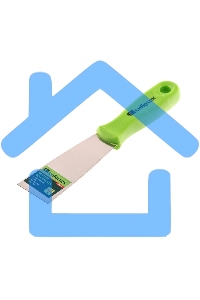 Шпательная лопатка из нержавеющей стали, 40 мм, пластмассовая ручка Сибртех 85545