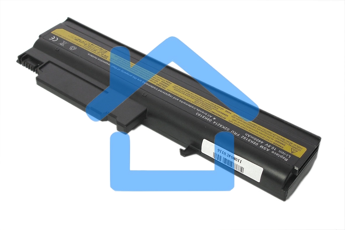 Аккумуляторная батарея для ноутбука Lenovo Thinkpad T40 R50 (92P1089) 5200mAh OEM черный