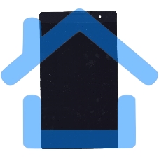 Модуль (матрица + тачскрин) для Asus ZenPad C 7.0 Z170C черный с черной рамкой