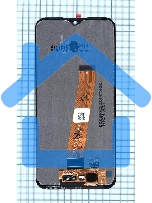 Дисплей для Samsung Galaxy A01 SM-A015F (широкий разъем) черный