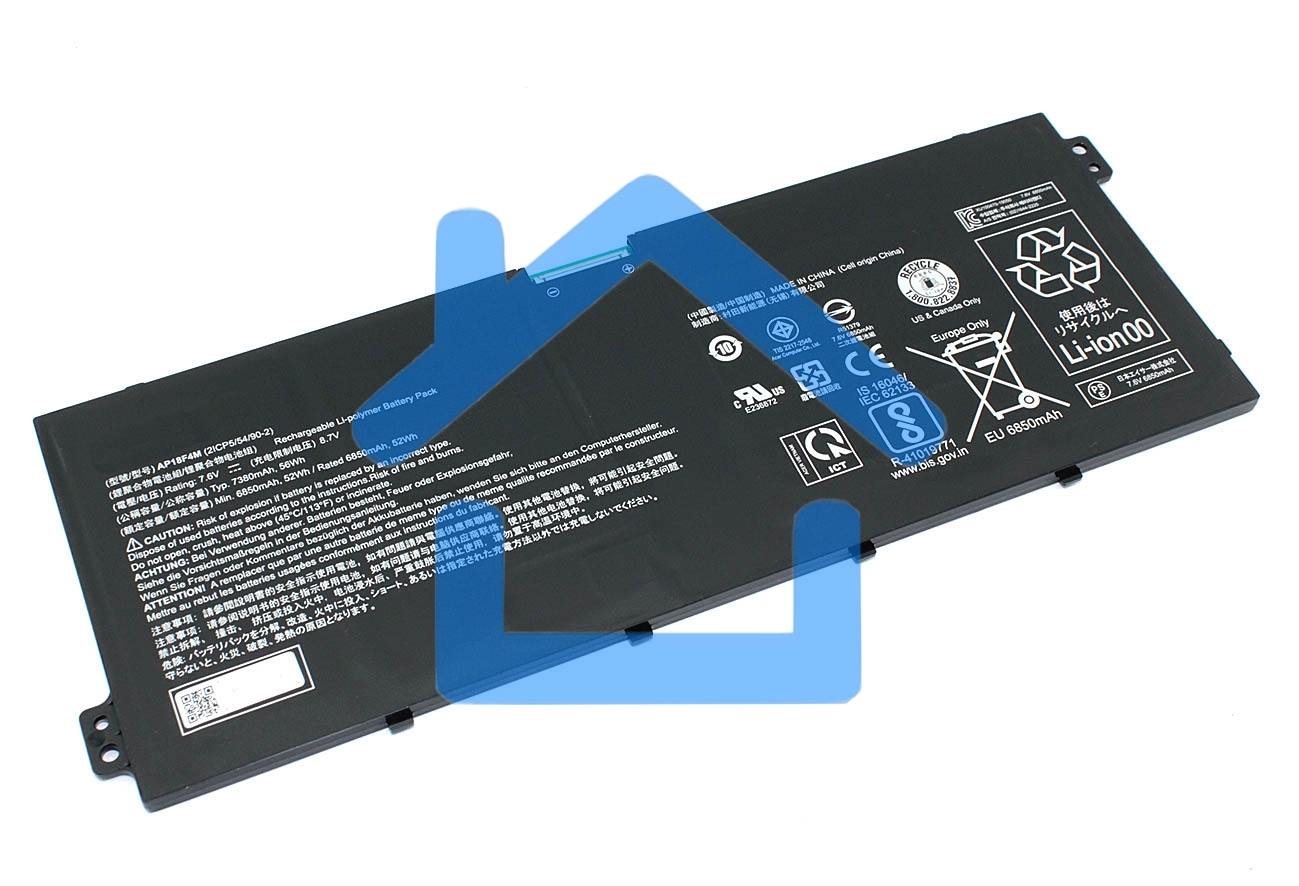 Аккумуляторная батарея для ноутбука Acer Chromebook 715 CB715-1WT 7.6V 6850mAh