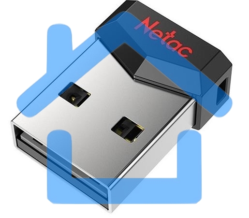 Флешка USB R/W Netac 8Gb UM81 NT03UM81N-008G-20BK USB2.0 черный
