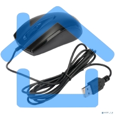 Мышь проводная Gembird MOP-110 черный, 1000 dpi, USB, кнопки - 3