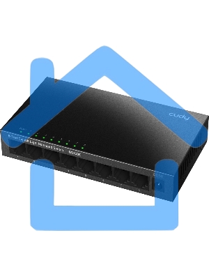 Коммутатор Cudy GS108E (L2+) 8x1Gbит/с настраиваемый
