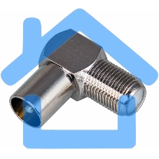 Переход гнездо F-штекер TV угловой PROCONNECT