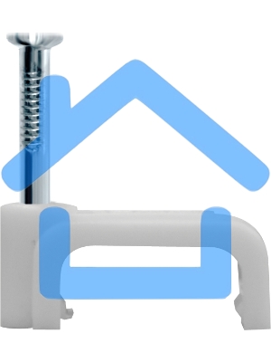 Скоба Navigator креп. прям. d4 с гвозд. NCS-04-50 (уп.50шт)