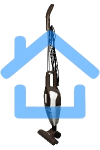 Пылесос вертикальный/ручной Starwind SCH1260 коричневый/белый, питание от сети, 120 Вт, уборка сухая, пылесборник 1.2 л