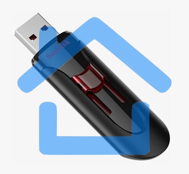Флешка USB R/W Sandisk 128Gb Cruzer Glide SDCZ600-128G-G35 USB3.0 черный/красный