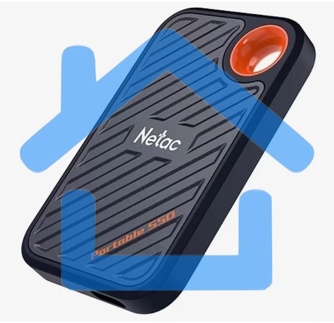 Внешний SSD Netac ZX20, 1TB, USB 3.2 Gen 2x2 Type-C, R/W 2000/1800, черный