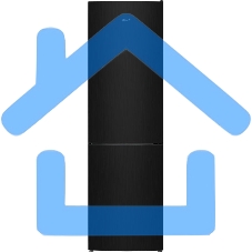 Холодильник Atlant ХМ-4624-151 черный металлик двухкамерный 228/119л морозилка снизу