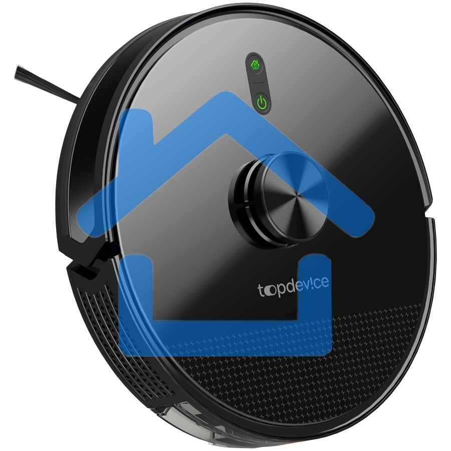 Робот-пылесос TopDevice TDSRC003_BK черный, 40 Вт, 2600 мА·ч Li-Ion, уборка влажная/сухая, пылесборник контейнер 0.4 л