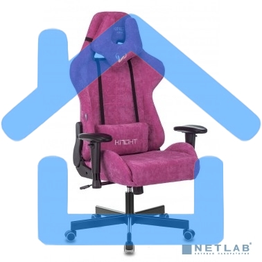 Кресло игровое Бюрократ VIKING KNIGHT LT15 FABRIC малиновый крестовина металл/пластик