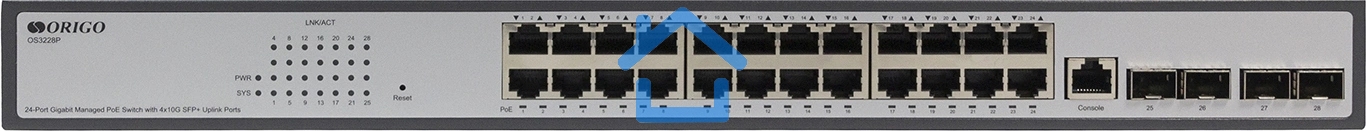 Коммутатор РоЕ OS3228P/250W/A1A