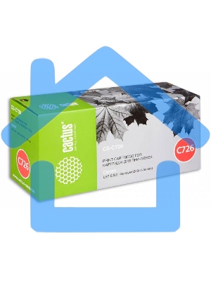 Картридж лазерный Cactus CS-C726S черный (2100 стр.) для Canon LBP-6200/LBP-6200D